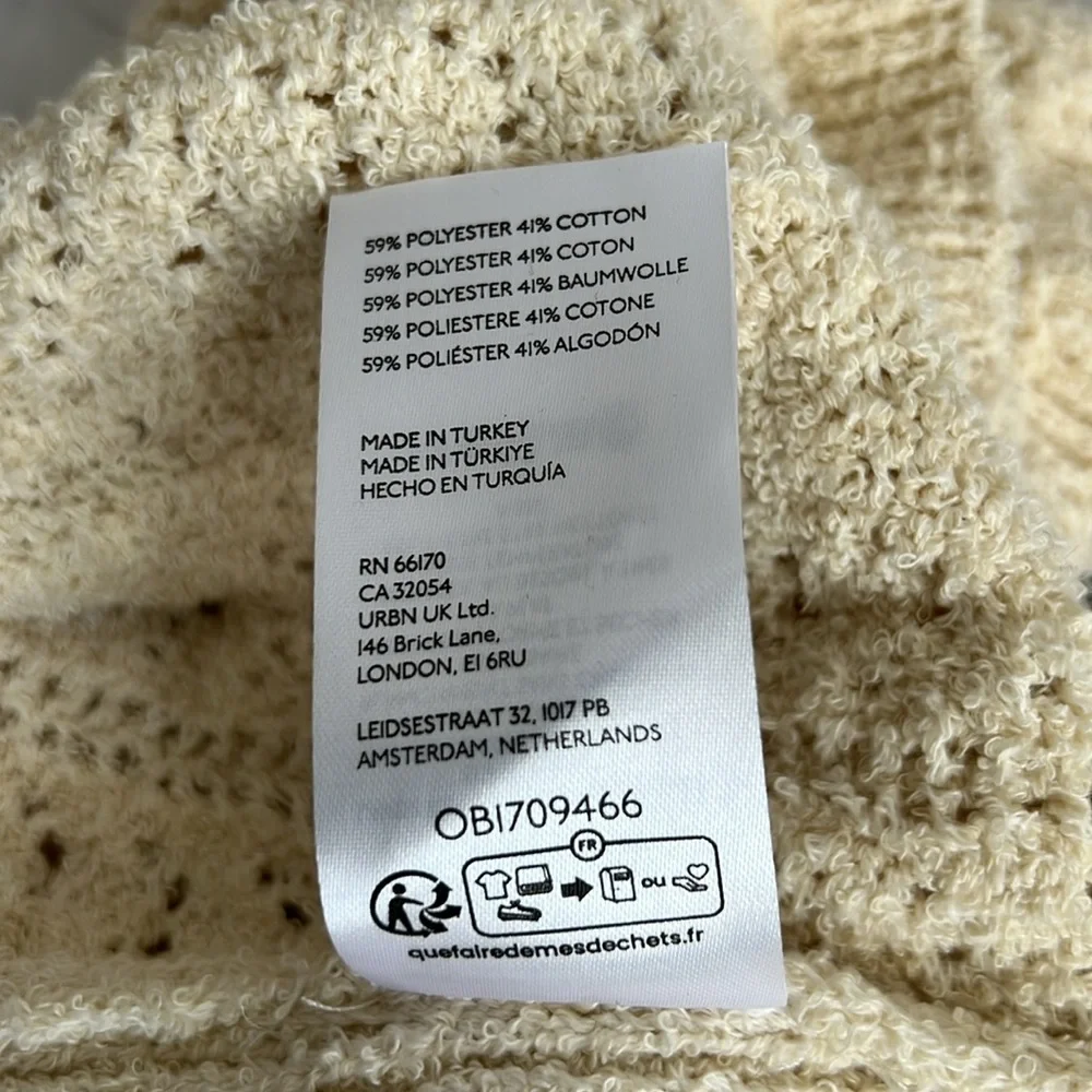 Urban Outfitters Ivory Knit Tank Top NWT - SZ: XL - Picture 9 of 9